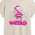 thumbnail image 3 of Disney - Alice In Wonderland - Were All A Little Weird - Juniors Ideal Flowy Muscle T-Shirt, 3 of 5