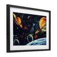 thumbnail image 2 of Stupell Industries Contemporary Black Lit Galaxy Panorama Black Framed Print Under Glass, 20 x 14, by Creative Studio, 2 of 8