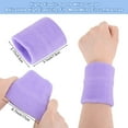thumbnail image 7 of STONCEL 24Pairs Colorful Sports Wristbands, Cotton Elastic Sweatband Wrist, Moisture Wicking Workout Wrist Bands for Tennis, Running, Gym, 7 of 7