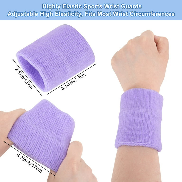 2 Polsini Antisudore In Cotone - 8x10 Cm, Per Sport E Palestra, Uomo E Donna - Foto 7