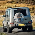 thumbnail image 5 of Gukieu Cargo Ship At Sea Print Car Tire Cover, Adjustable Waterproof and Dustproof Tire Protection Cover, Suitable for SUV, Truck, Van-14 inch, 5 of 6