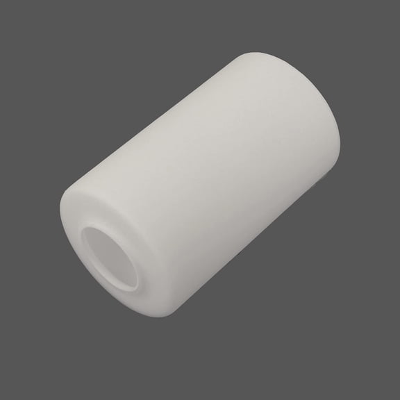 Pantalla de lámpara de vidrio opal blanco Voguead de 14x9 cm cilíndrica