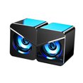 thumbnail image 1 of EIMELI Ensemble de 2 Haut-Parleurs Portables Haut-Parleur Stéréo USB pour PC Téléphones Intelligents Ordinateurs Portables, 1 of 9