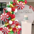 thumbnail image 4 of Globo de Navidad, fiesta de dulces, conjunto de globos de película de aluminio, decoración para fiesta de Navidad, artículos de decoración, globo Rojo Verde RV011031-00516SDJ, 4 of 5