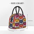 thumbnail image 2 of Defioc Fox Face Print LunchBag for Women and Men - Leakproof Cooler Tote Bag Organizer - Reusable Lunch Box for Office/Picnic/Hiking/Beach, 2 of 6