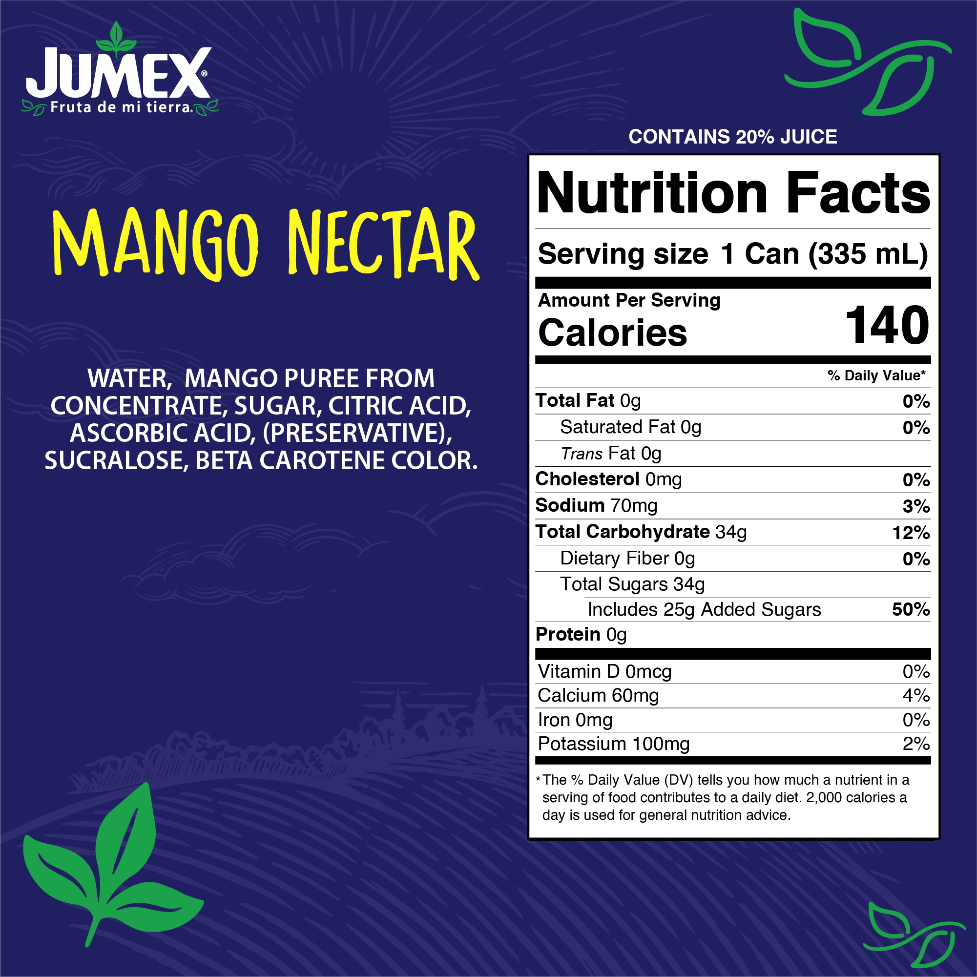 Jumex Mango Nectar Juice, 11.3 fl oz