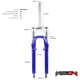 thumbnail image 2 of Suspension Horquilla R26 Azul azul, 2 of 6