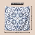 thumbnail image 5 of YFYANG Blue Geometric Art Tapestry, Bedroom Dormitory Living Room Decoration Tapestrys Wall Hanging , 59 x 59 in, 5 of 9