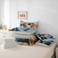 thumbnail image 6 of jejeloiu Pet Animal Kittens 7-Piece Twin Bedding Sets Kids,Cute Cat Print Bedding Comforter Set,Reversible, 6 of 7