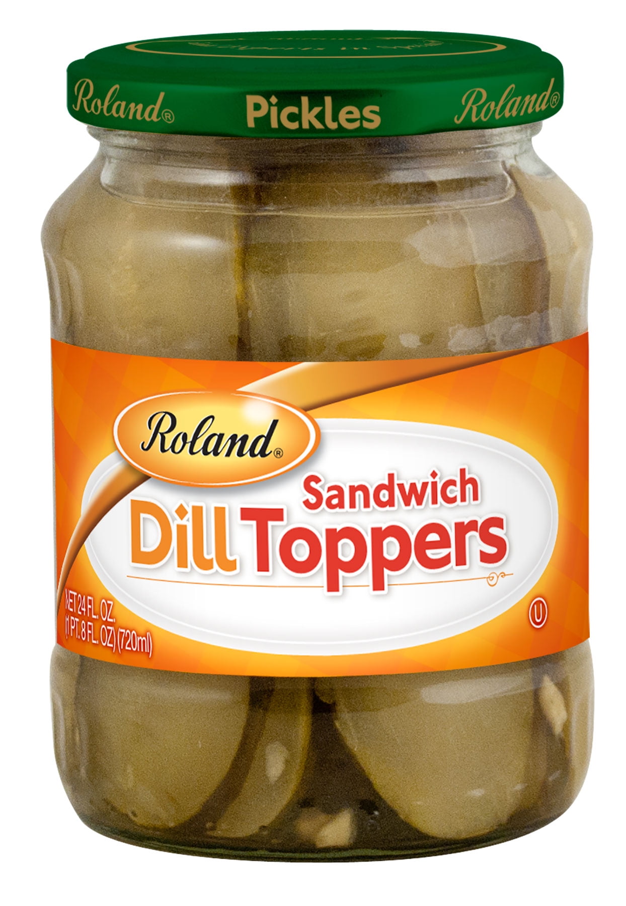 Roland Sandwich Toppers Dill Pickle, 24 Oz