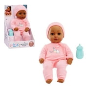 Baby Born My First Baby Doll Harper, Dark Brown Eyes, Realistic, Soft-Bodied & Eyes, Bottle, Kids Ages 1+