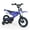 Navy, variant on Costway 12" Kids Bike with Removable Training Wheels, Dual Brake System for Ages 3-4 Years Black