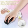 thumbnail image 6 of QUTOOL Keyboard Wrist Rest Memory Foam Wrist Pad , Ergonomic PU Casing, Non-Slip Base, White, 6 of 11