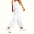 thumbnail image 3 of SAWOBUUN Womens Wide Leg Barrel Sweatpants Elastic Waist Banana Leg Lounge Pants Casual Loose Soft Pants, 3 of 9