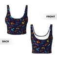 thumbnail image 4 of Yiaed Games Print Ladies Waistcoat Women Sports Vest Vest Sports Women Sports Top Yoga Vest for women-Small, 4 of 8