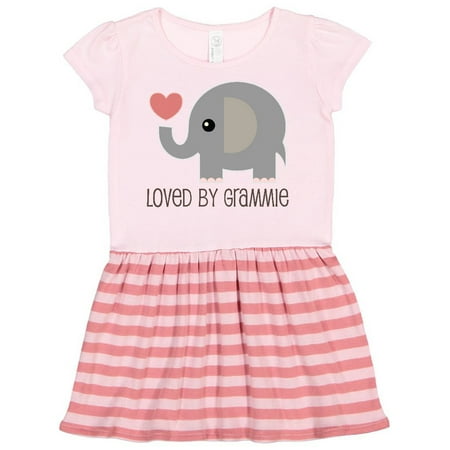 

Inktastic Loved By Grammie Gift Toddler Girl Dress