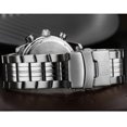 thumbnail image 2 of Reloj de pulsera de acero inoxidable 3ATM resistente al agua para hombres NAVIFORCE Negro, 2 of 6