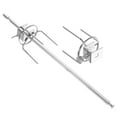 thumbnail image 2 of Fourchette Rotative pour Poulet Rôti pour Cuisines BBQ en Acier Inoxydable Couleur Argent avec Travail Exquis 1 Ensemble, 2 of 8
