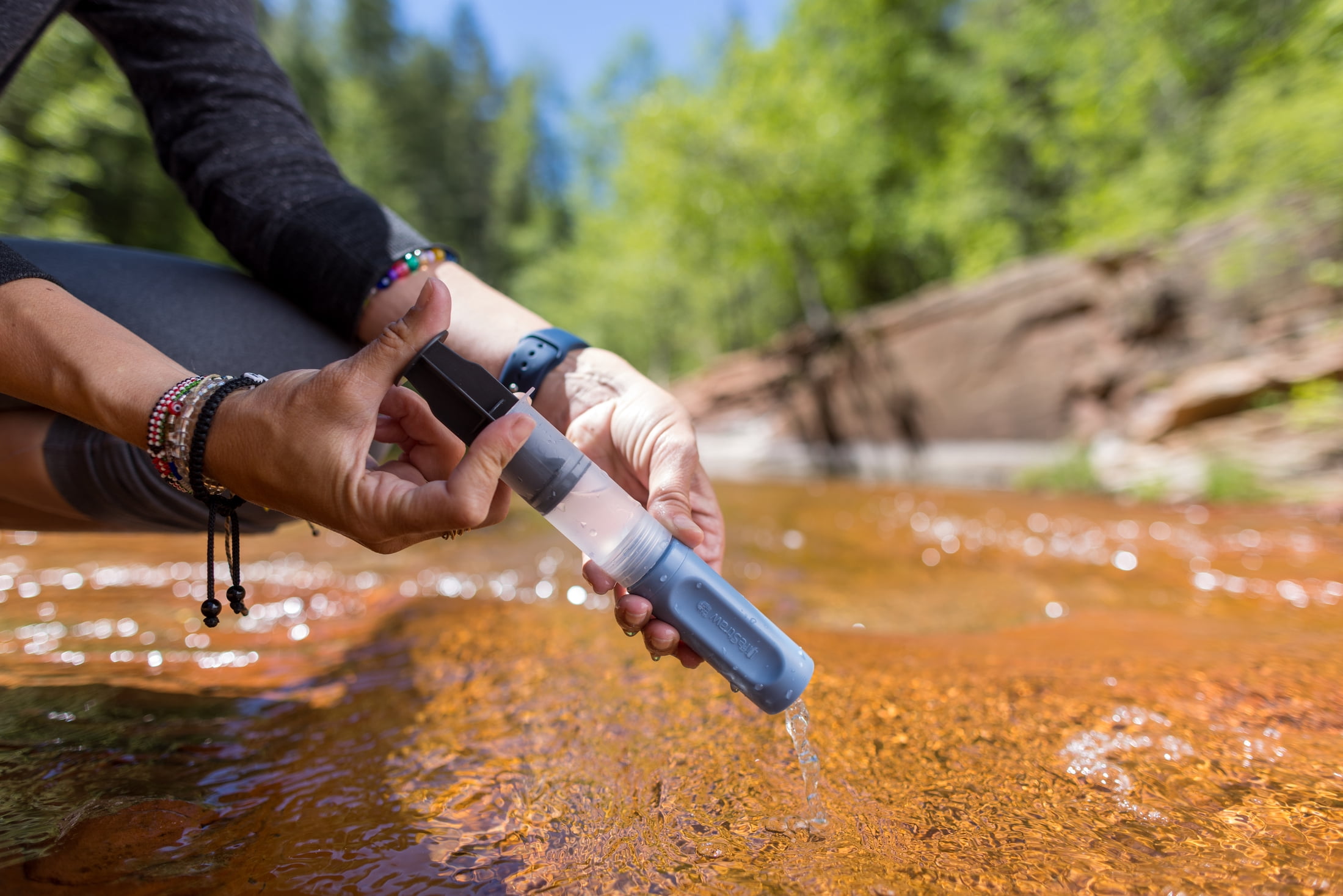LifeStraw Peak Series Solo; Blue Raspberry
