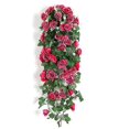 thumbnail image 1 of Plantas colgantes de pared para jardín y boda, 2 uds., simulación de flores falsas, rosa, vid, 1 of 5