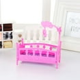 thumbnail image 3 of DIYOO Princess Cradle Bed Furniture for Reborn Girl Baby Doll for Kids Dollhouse Furniture, 3 of 4