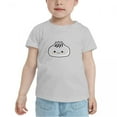 thumbnail image 2 of Lil Steam Bun Cute Toddler T-Shirts for Boys Girls (Gray, 2T), 2 of 5