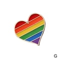 thumbnail image 1 of Rainbow Pride Pin Badge LGBTQ Gay Enamel Lapel Metal Acrylic Brooch Q2D8, 1 of 7