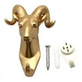 thumbnail image 4 of Resin Hook Hanger Rack Wall Mounted Hooks with Screws-Gold - #6, 4 of 6