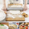 thumbnail image 3 of Smooth Home Metal Stainless Steel Rolling Pin for Baking Fondant Pie Cookie, 3 of 9