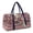 Bohemian Mandala Floral, variant on Red Spring Flower Weekender Bags for Women Quilted Duffel Bag Travel Carry on Duffle Bag Lightweight Journey Sport Bags Mother Hospital Tote