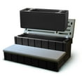 thumbnail image 3 of Confer Plastics Leisure Accents 36 Pouces Étapes de Rangement pour Spa Extérieur, Gris, 3 of 10