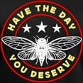 thumbnail image 3 of CafePress - Cicadas Have The Day You Deserve Periodical Cicada Women's V Neck T Shirt - Women's V-Neck Dark T-Shirt, 3 of 4