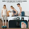 thumbnail image 6 of ABLEGRID WiFi Scale for Body Weight Fat, Smart Digital Bathroom Scale with Large Rotate TFT Display, 16 Body Composition Metrics BMI, Heart Rate, 400lb, Rechargeable, Black, 6 of 10