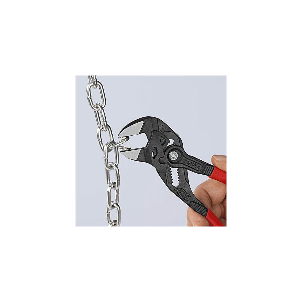 Knipex Black Atramentized Pliers Wrench 180Mm