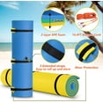 thumbnail image 4 of Floating Mat - Lily Pad - Water Mat - 8 x 4 Ft Floating Mat for Lake, 3-Layer Tear-Resistant XPE Foam with a 16.4' Elastic Bungee Tether for Lake, Beach, Ocean, Pool(8' x 4' x 1.3"), 4 of 5