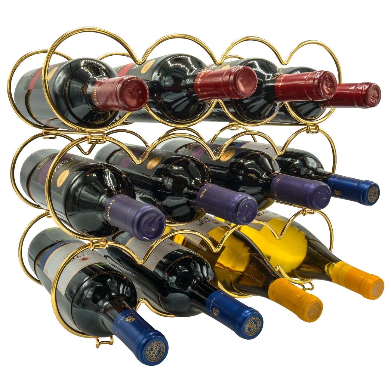 3 tier wine rack