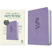 NLT Giant Print Premium Value Bible, Filament-Enabled Edition (Leatherlike, Lavender Vine) (Other)