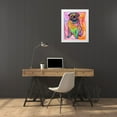 thumbnail image 3 of Dean Russo Collection 12x14 White Modern Wood Framed Museum Art Print Titled - Pugs And Kisses, 3 of 4