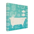 thumbnail image 2 of Melissa Averinos 'Ahoy III Blue Green' Canvas Art, 2 of 3