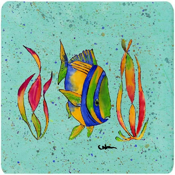 Tropical Fish Foam Coasters - Set Of 4