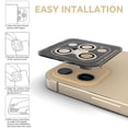 thumbnail image 6 of Smasener for iPhone 14 Pro - iPhone 14 Pro Max Camera Lens Protector, 9H Tempered Glass Camera Cover Screen Protector Metal Individual Ring for iPhone 14Pro 6.1 inch iPhone 14 ProMax 6.7 inch, 6 of 6