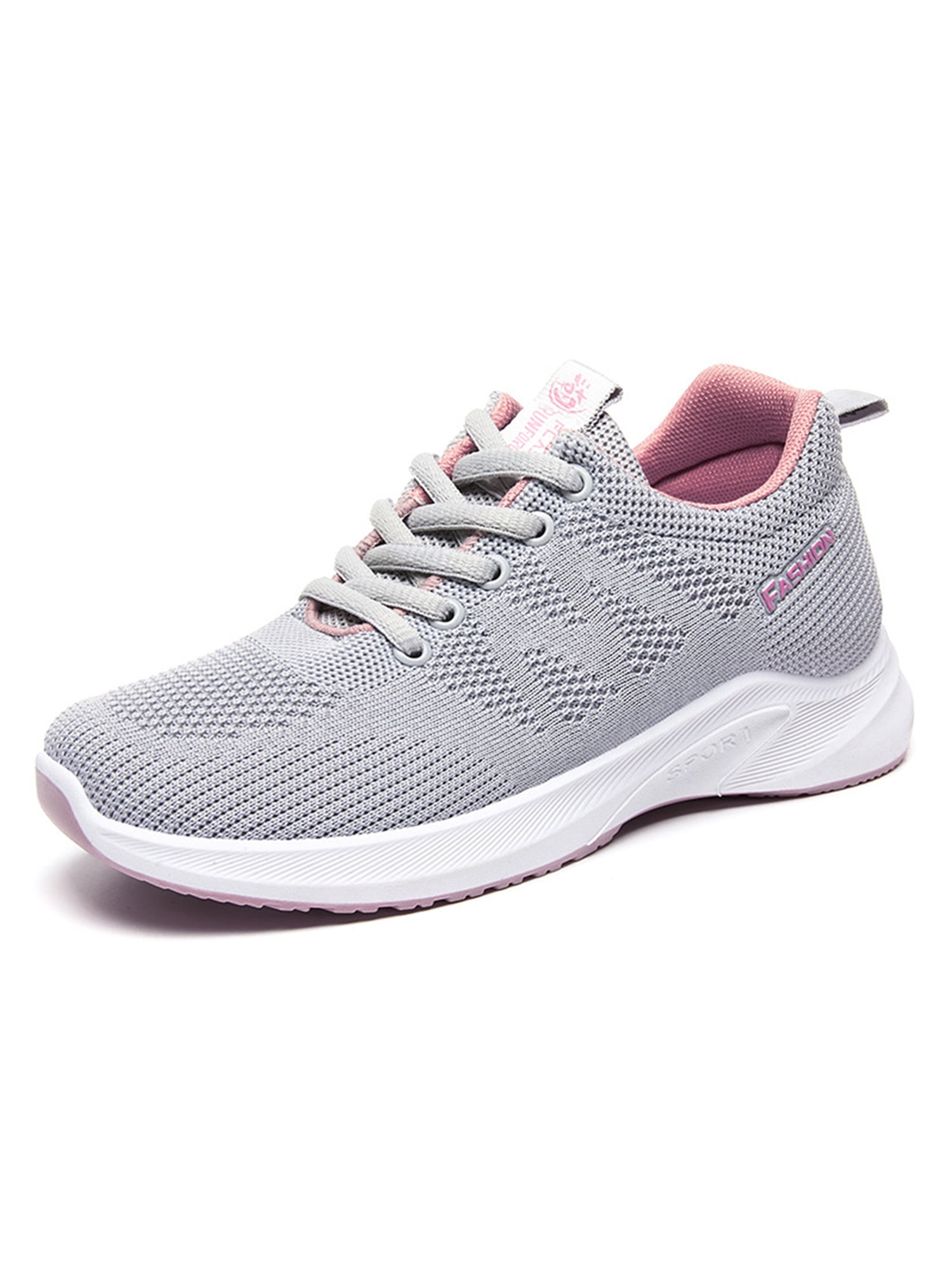 Bellella Women's Gray Running Shoe, Lace-Up Australia Ubuy