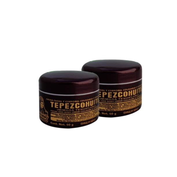 Crema de Noche Indio Papago Tepezcohuite 2x60 g Antiedad