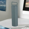 thumbnail image 3 of 600ml (20 oz) Wide Mouth Stainless Steel Vacuum Insulated Sports Water Bottle - 304 Food Grade, Leakproof, 12H Hot/Cold, Portable 10.35"x2.76"x2.76", 3 of 4