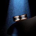 thumbnail image 4 of Maoww Temperature Ring Steel Emotion Mood Rings Couple Intelligent Sensitive Hand Jewelry, Size 7, Rose Gold, 4 of 8