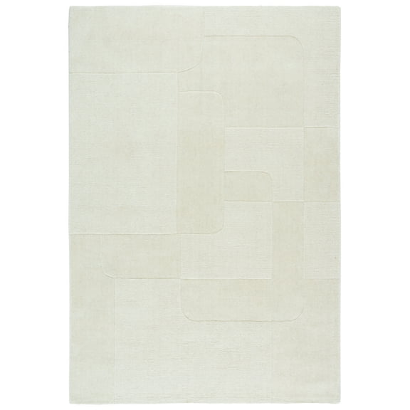 SAFAVIEH Mykonos Avaline Solid Area Rug, Ivory, 8' x 10'