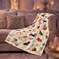 thumbnail image 6 of Playful Dachshund Beach Vacation Pattern Whimsical Summer Dog, Playful Pet Portrait Pattern, Warm Flannel Blanket for Living Room and Bedroom, Dog Lovers Christmas Gift, Pet Lover Home Decor, 6 of 9