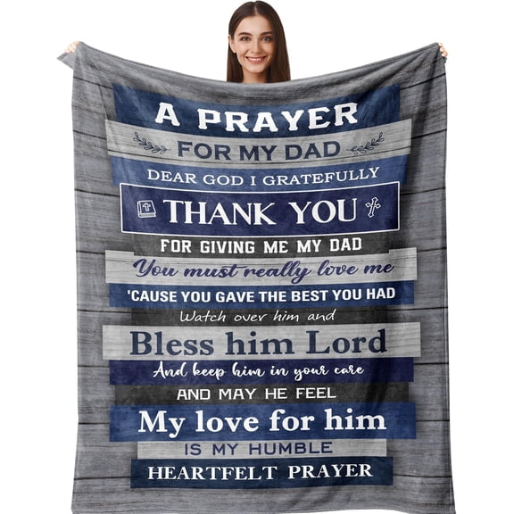 Dad Gifts Blankets , Dad Birthday Gift from Daughter Son, Dads Gifts Fathers Day Christmas, Best Dads Ever Presents, Father Birthday Gift Ideas