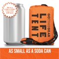 thumbnail image 4 of Carpa de Emergencia Mylar Go Time Gear para Supervivencia, Naranja, 2 Personas, 4 of 8