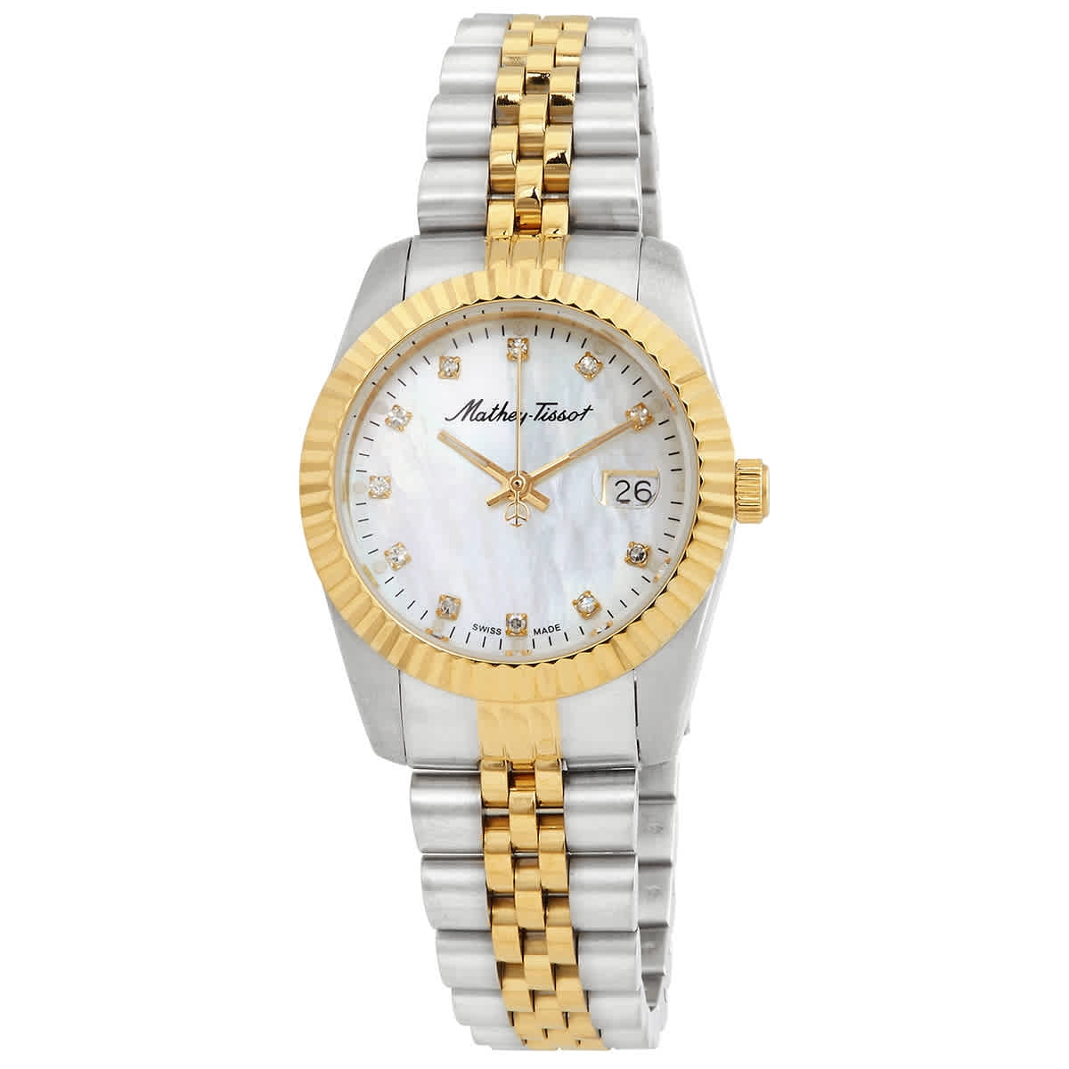 Mathey-Tissot Mathy II Quartz Ladies Watch D710RA, Silver  display picture 1